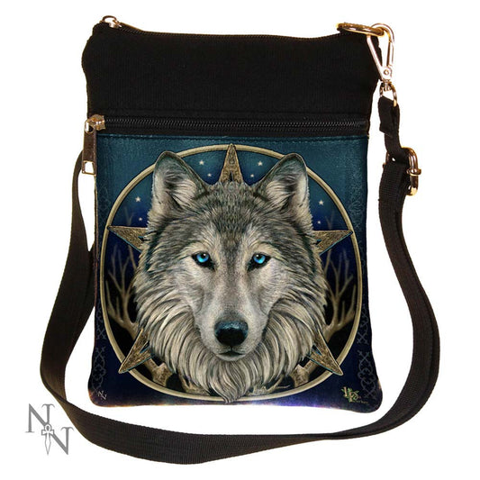 Lisa Parker | The Wild One Fantasy Wolf Shoulder Bag 23cm