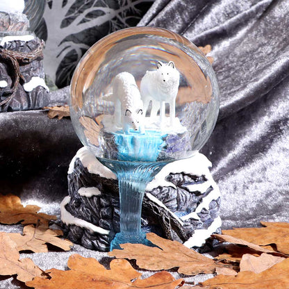 Lisa Parker | Warriors of Winter Wolf Snowglobe