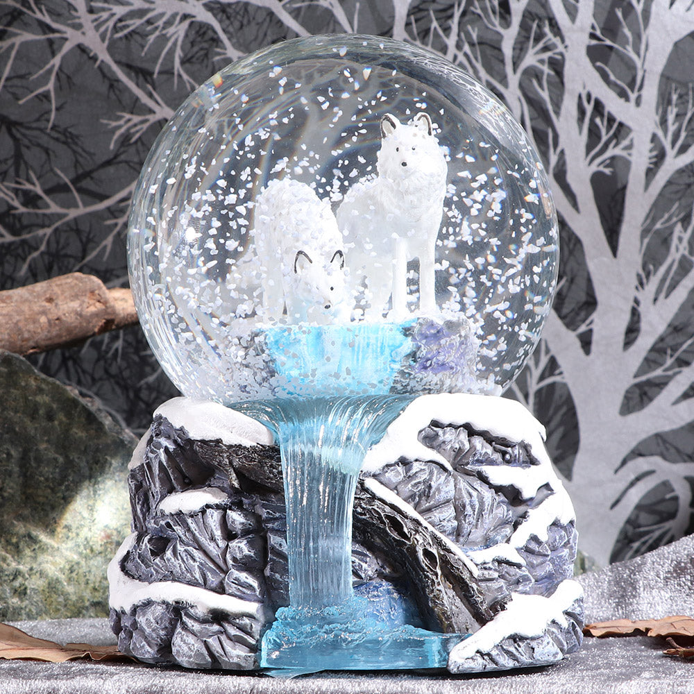 Lisa Parker | Warriors of Winter Wolf Snowglobe