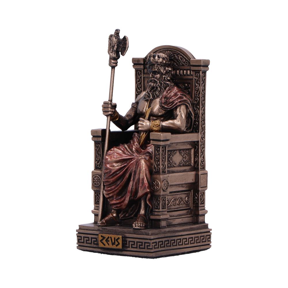 Zeus God of the Sky Mini Bronze Figurine