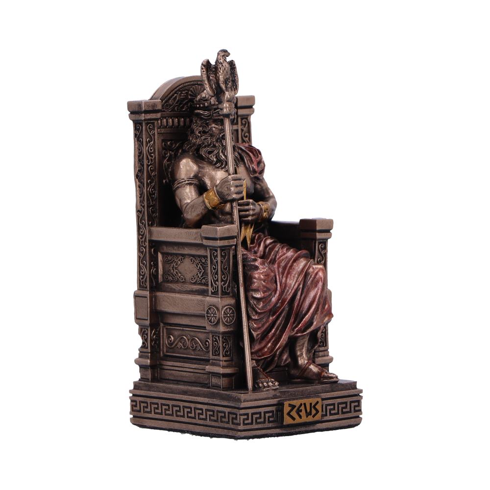 Zeus God of the Sky Mini Bronze Figurine