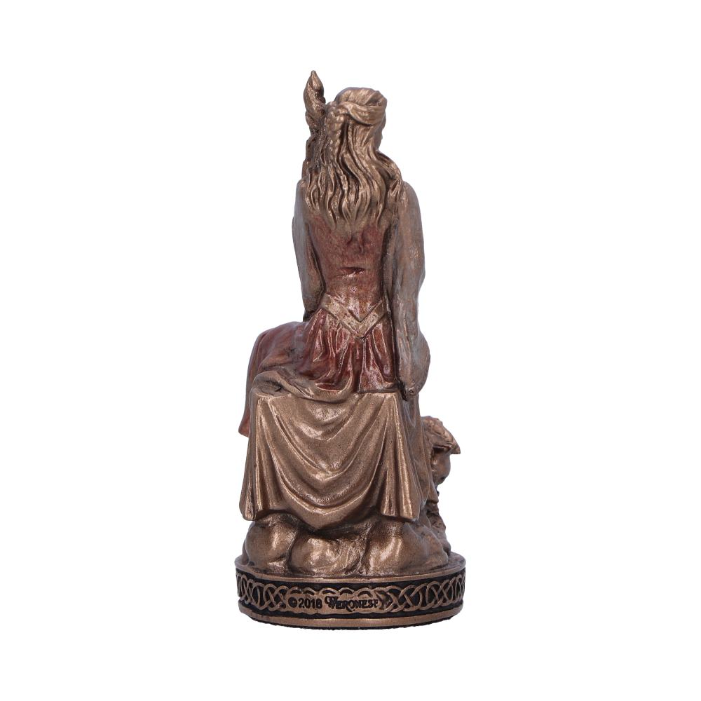 Frigga Goddess of Motherhood Mini Bronze Figurine