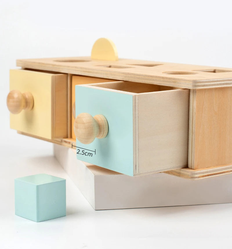 Innoplay Montessori Wooden Drawer Box