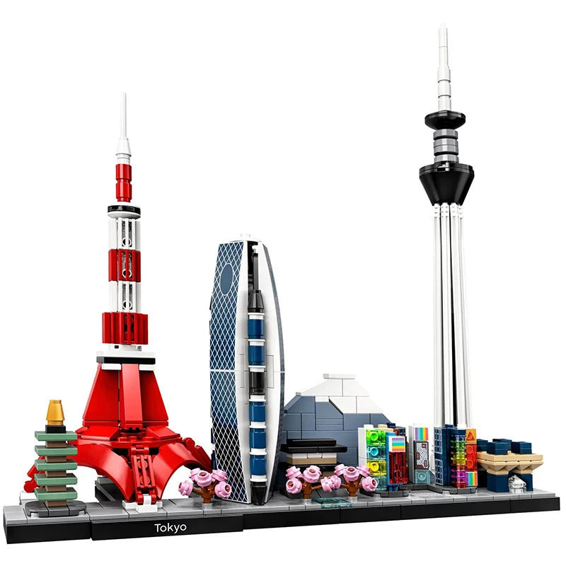 VentureCraft Tokyo City Skyline Building Block Set 21051