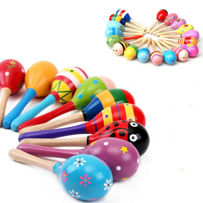 Montessori Wooden Musical Rattle Shaker