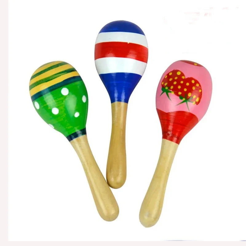 Montessori Wooden Musical Rattle Shaker