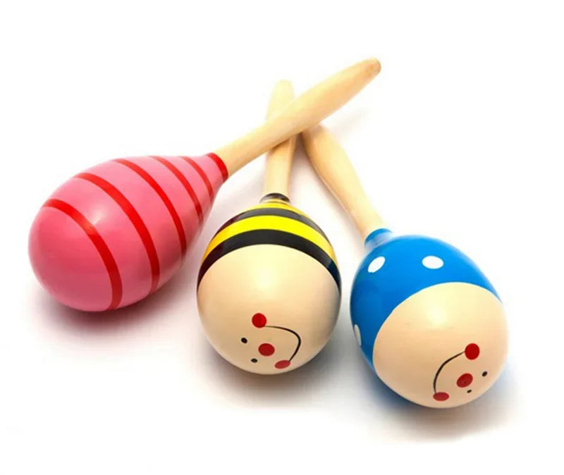 Montessori Wooden Musical Rattle Shaker