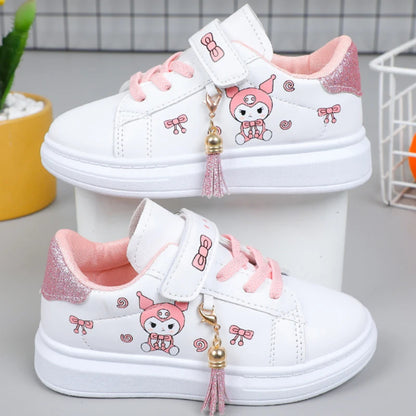 Sanrio | Girl's Fashion Lace and Strap Sneakers