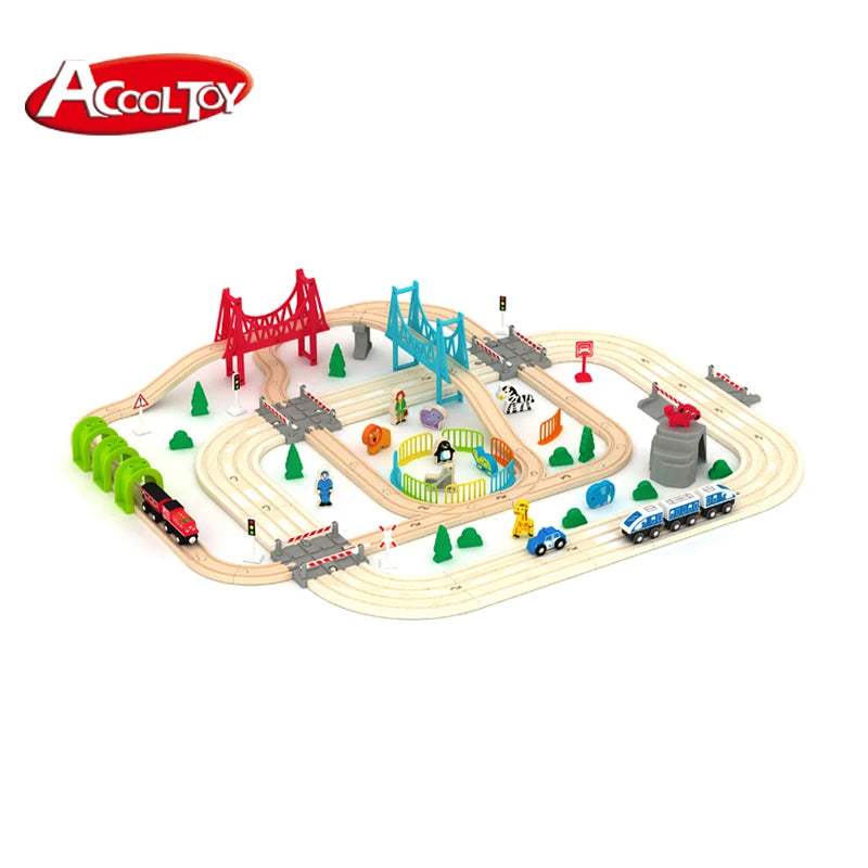 AC7520 | Multirail Wooden Train Set