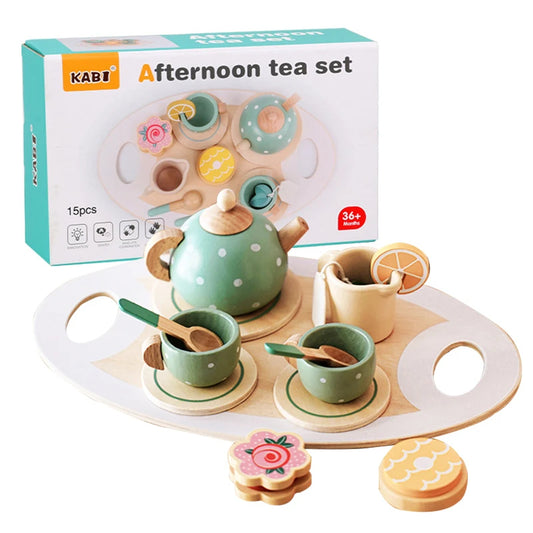 KABI Wooden Afternoon Tea Set