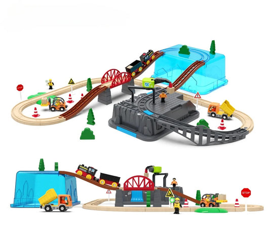 Construction Town Train Set