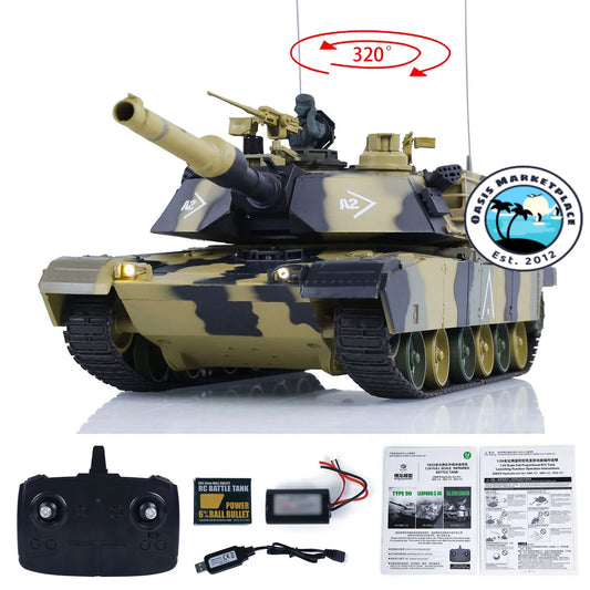 Bullet Ball (BB) Heng Long 1/24 M1A2 3816-2 RC Tank Abrams