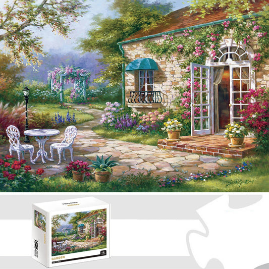 1000 Piece Cottage Garden Jigsaw Puzzle