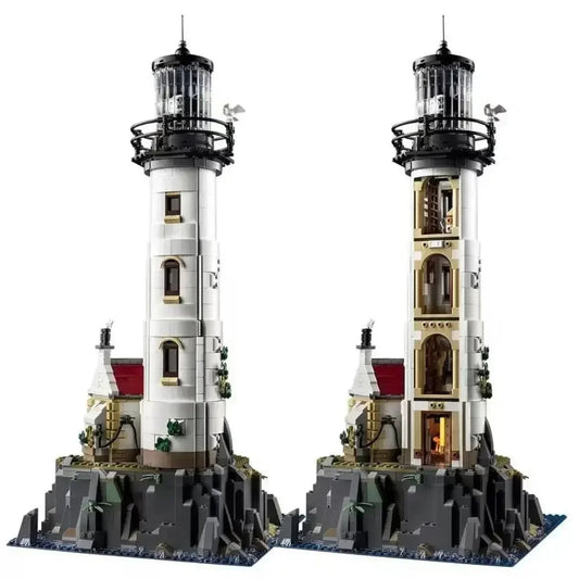 2065 Piece Motorised Electric Lighthouse Model Building Blocks