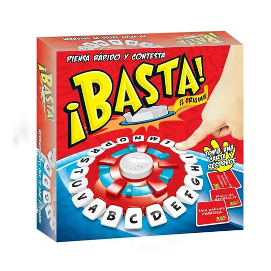 Basta The Spanish Quick Thinking Letter Pressing Tapple Board Game