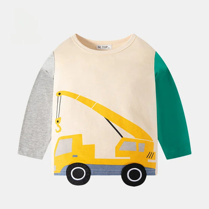 Crane Print Children's Long Sleeve Sweatshirt