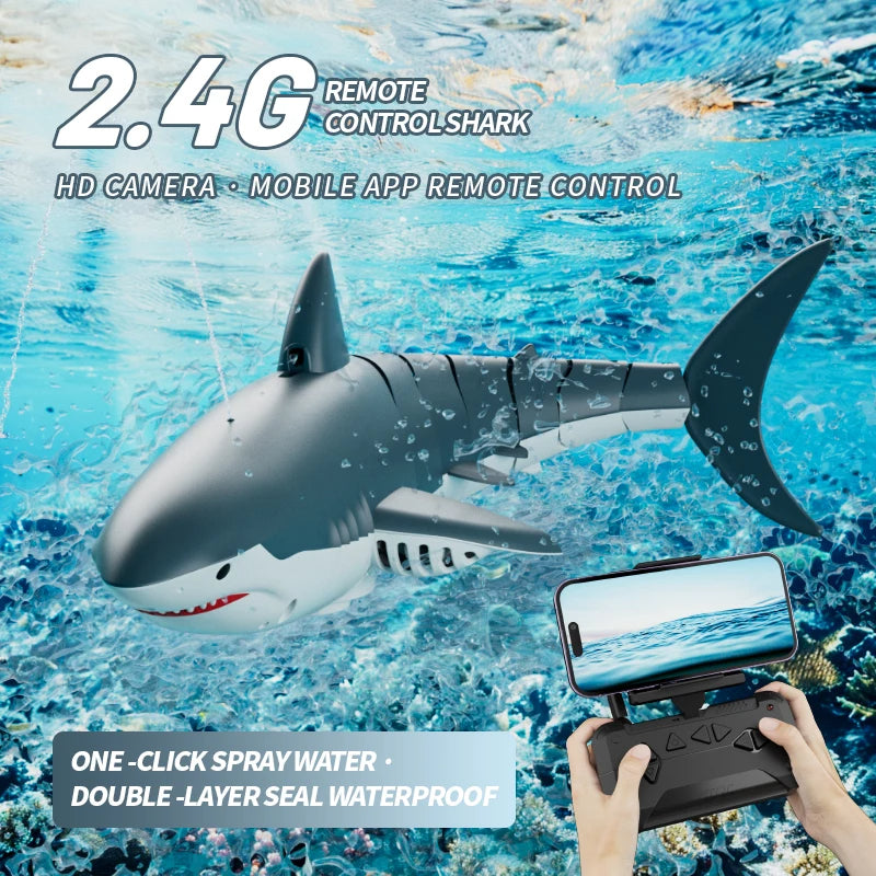 Sharkit Remote Control Biomechanical Shark With Camera