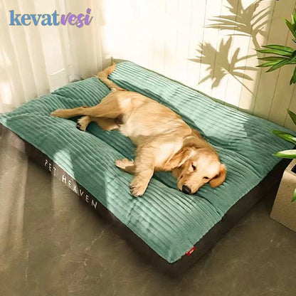 Pet Heaven Corduroy Flat Pet Bed