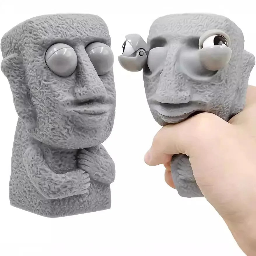 Easter Island Moai Statue Squishy Stress Relief Toy