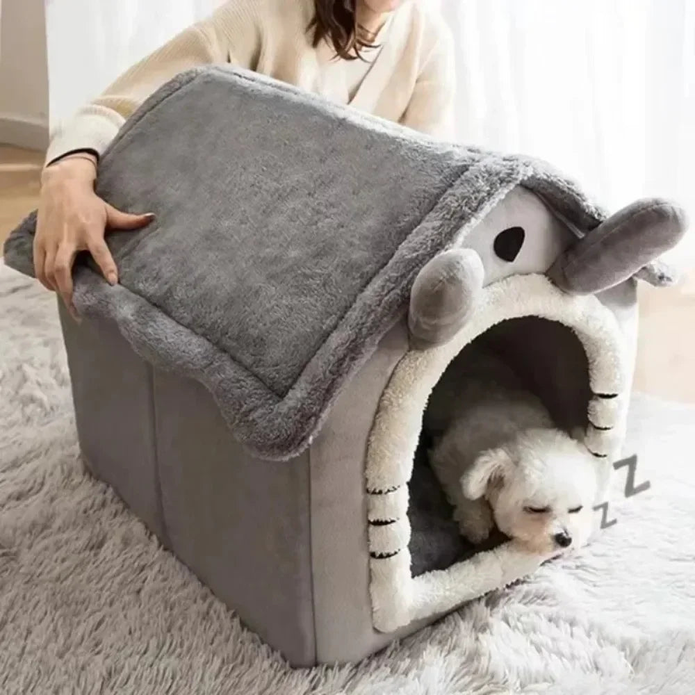 Easy Clean Small Pet House for Cats & Dogs