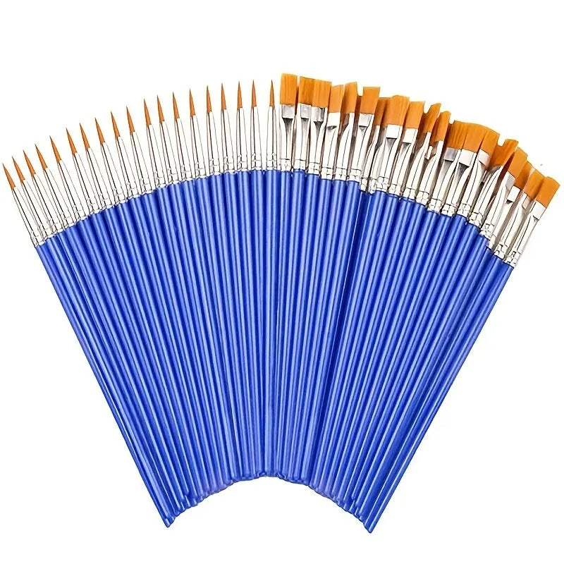 20 Piece Ergonomic Paint Brush Set