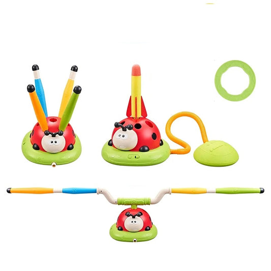 Innoplay 3 in 1 Ladybug Launch Throw Jump Activity