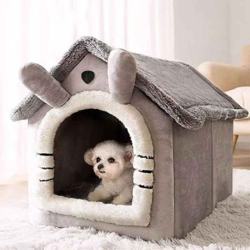 Easy Clean Small Pet House for Cats & Dogs