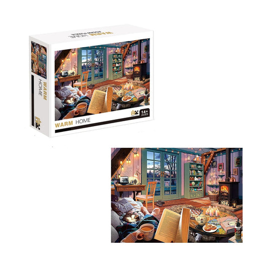 1000 Piece Warm Home Jigsaw Puzzles