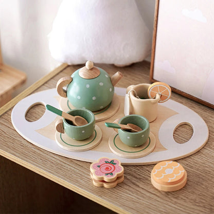 KABI Wooden Afternoon Tea Set