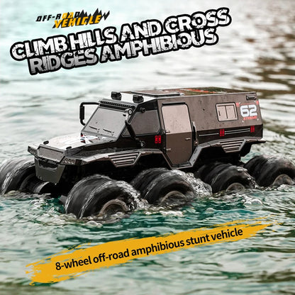 JJRC Conqueror﻿ Q137 8WD 2.4G Amphibious RC Stunt Truck