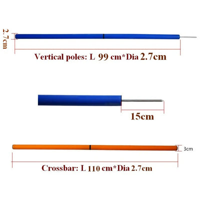 Agility Training Obstacle Poles