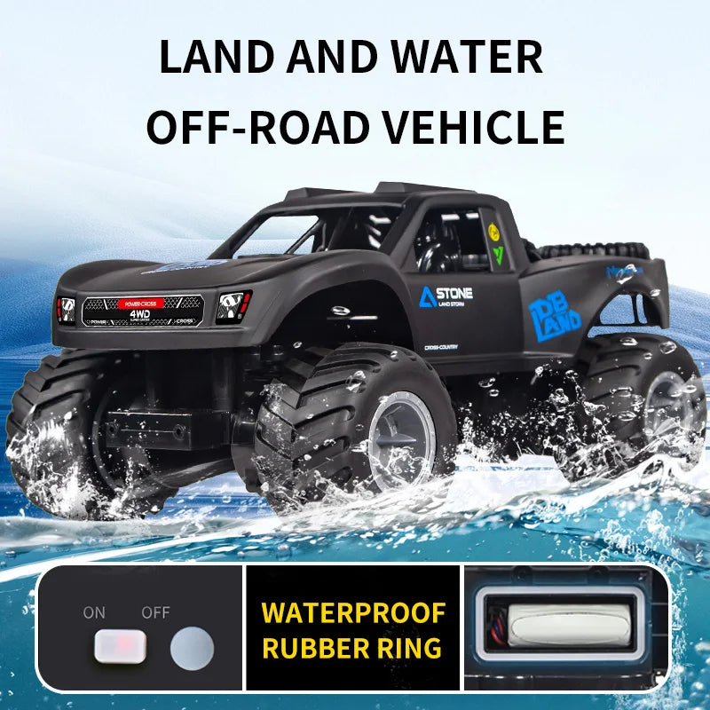 JJRC Q156 4WD Amphibious RC Stunt Car