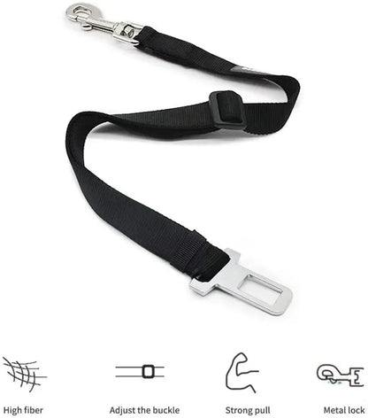 Adjustable Pet Harness Lead Vehicle Seatbelt