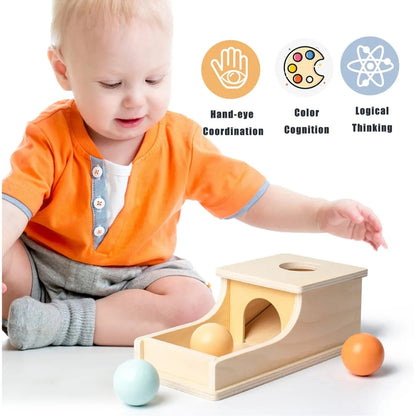 Innoplay Montessori Wooden Textile Drum