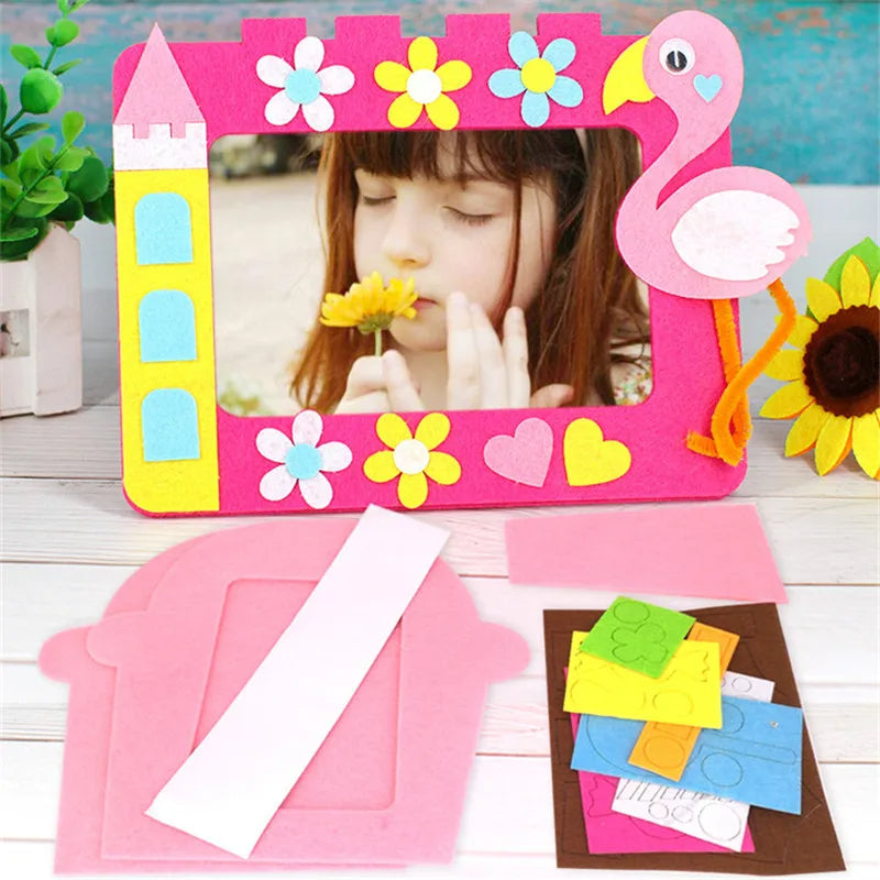 3 Piece Craft Your Own Cartoon Animal 6 Inch Photo Frame