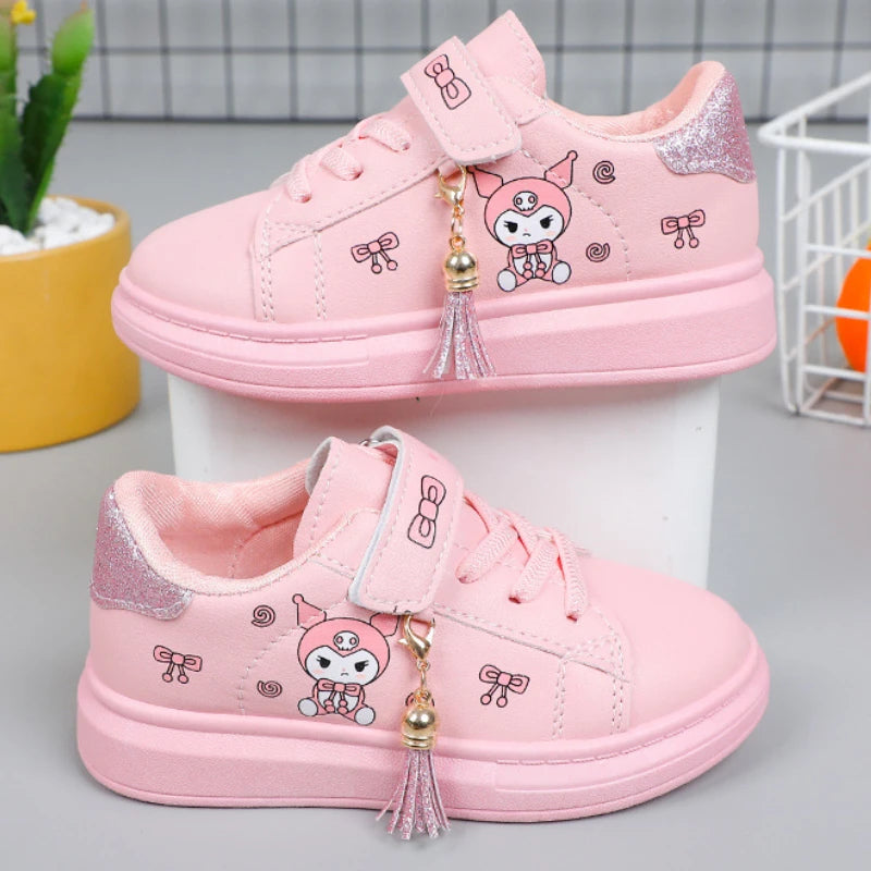 Sanrio | Girl's Fashion Lace and Strap Sneakers