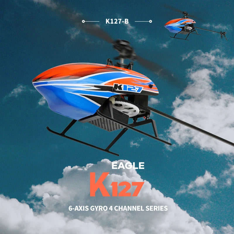 WLtoys XK127 V911S 6 Axis Gyro Helicopter