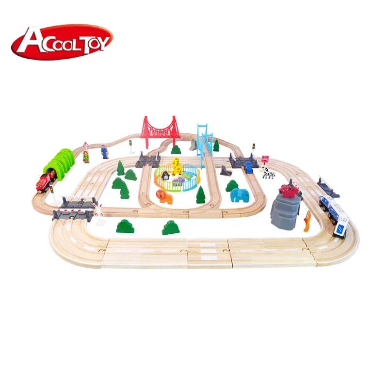 AC7520 | Multirail Wooden Train Set