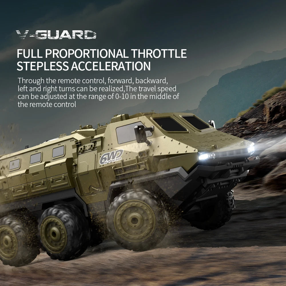 V-Guard 9510E6 1:16 6WD Multi Terrain Remote Controlled APC