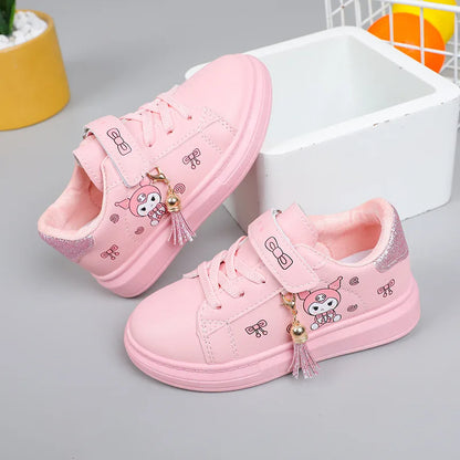 Sanrio | Girl's Fashion Lace and Strap Sneakers