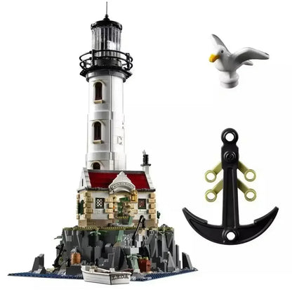 2065 Piece Motorised Electric Lighthouse Model Building Blocks