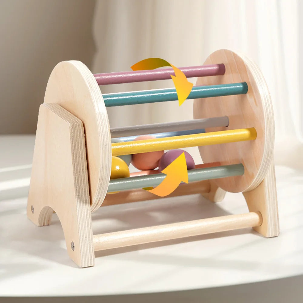 Innoplay Montessori Wooden Beads Drum