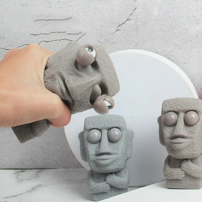 Easter Island Moai Statue Squishy Stress Relief Toy