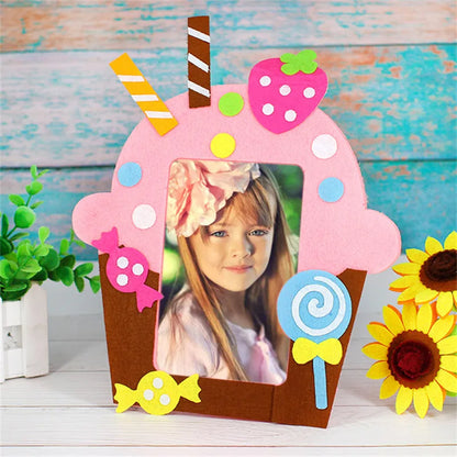 3 Piece Craft Your Own Cartoon Animal 6 Inch Photo Frame