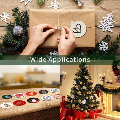 Decorative Paint Your Own Wood Slice Ornaments