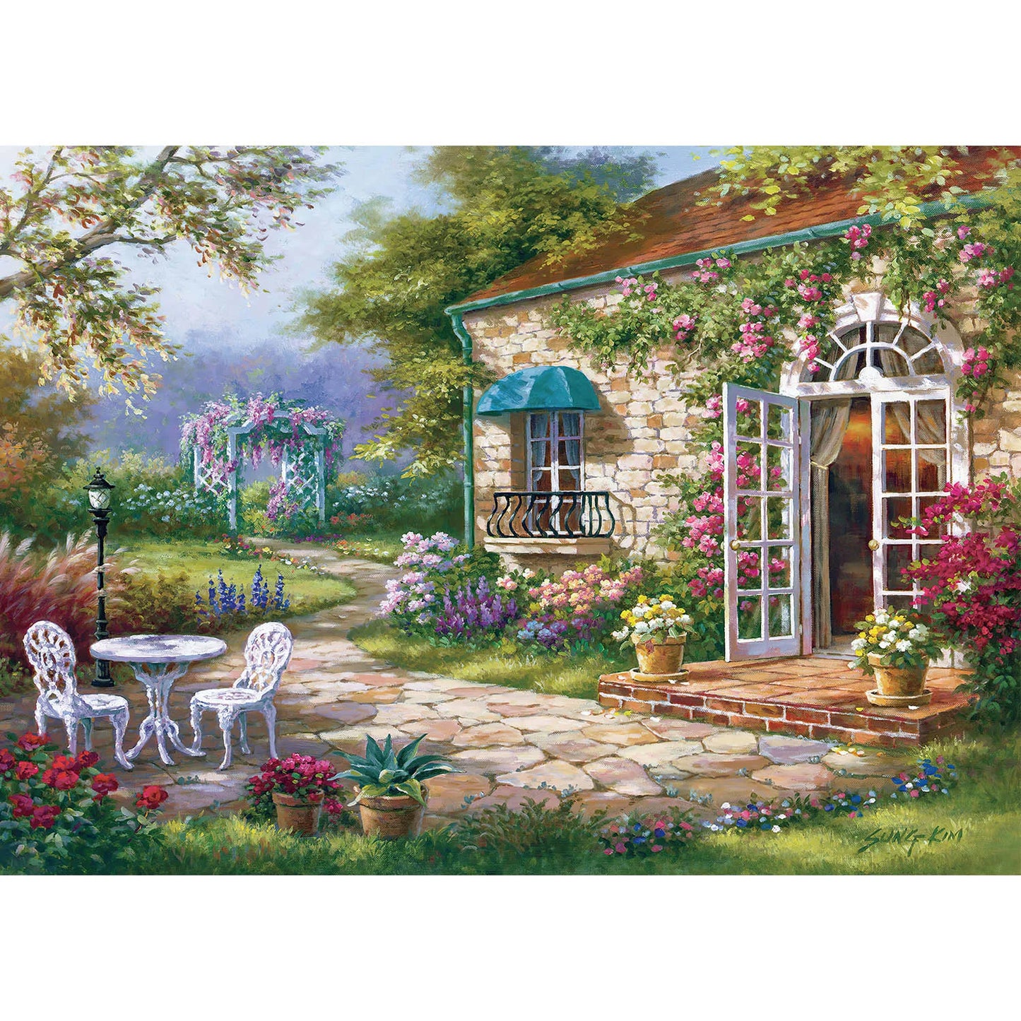 1000 Piece Cottage Garden Jigsaw Puzzle