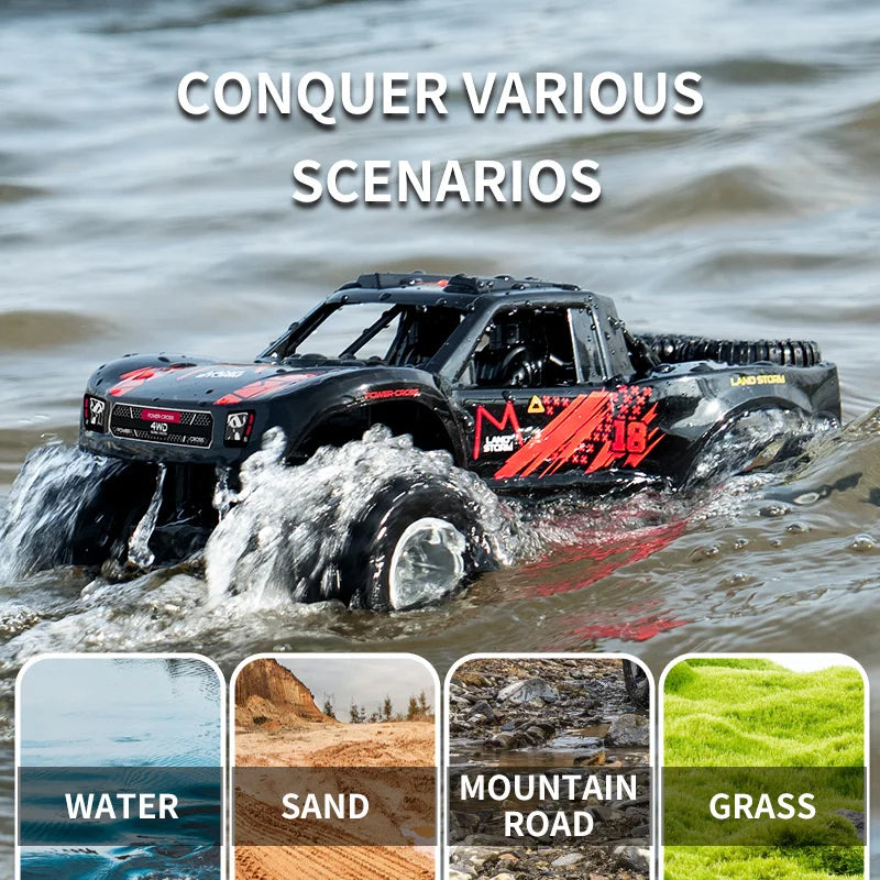 JJRC Q156 4WD Amphibious RC Stunt Car