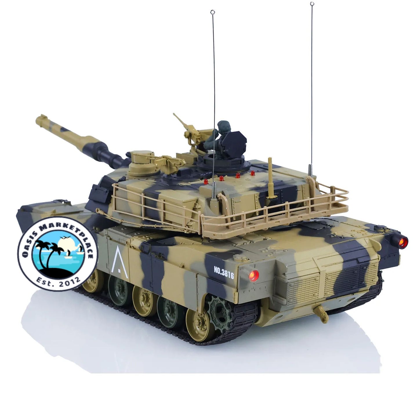 Bullet Ball (BB) Heng Long 1/24 M1A2 3816-2 RC Tank Abrams