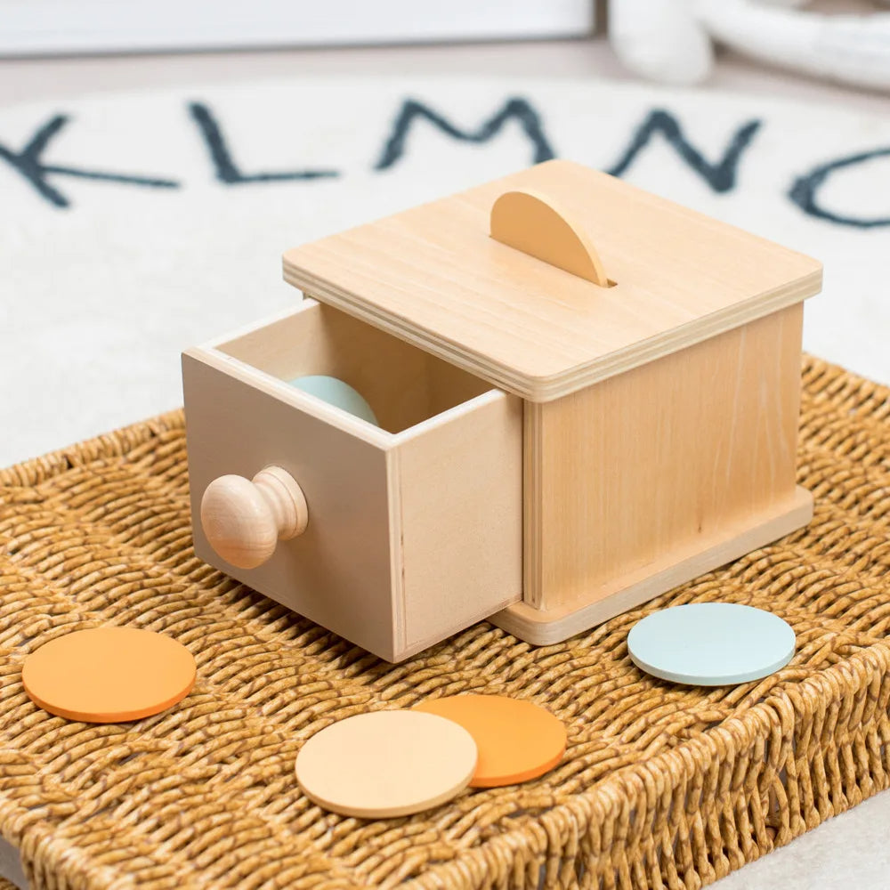 Innoplay Montessori Wooden Coin Box