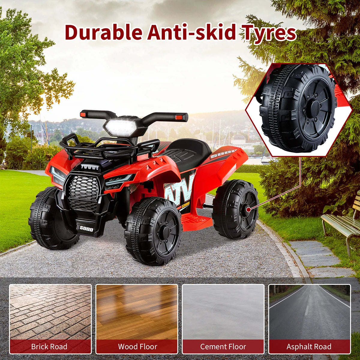 ATV Electric Ride-On Quad Bike Vehicle for Kids